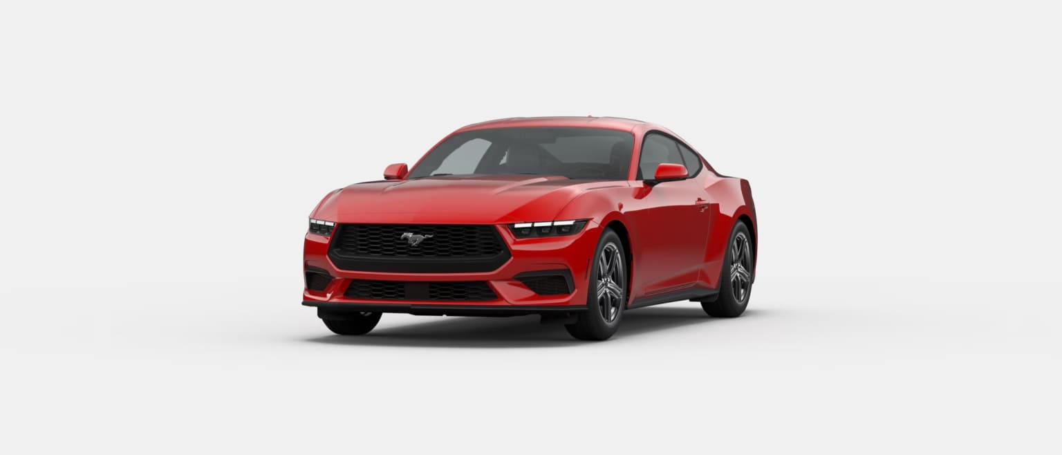 A sleek, red sports utility vehicle with a bold, angular design against a plain white background.