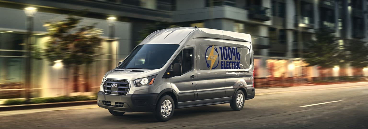 Ford Transit in motion