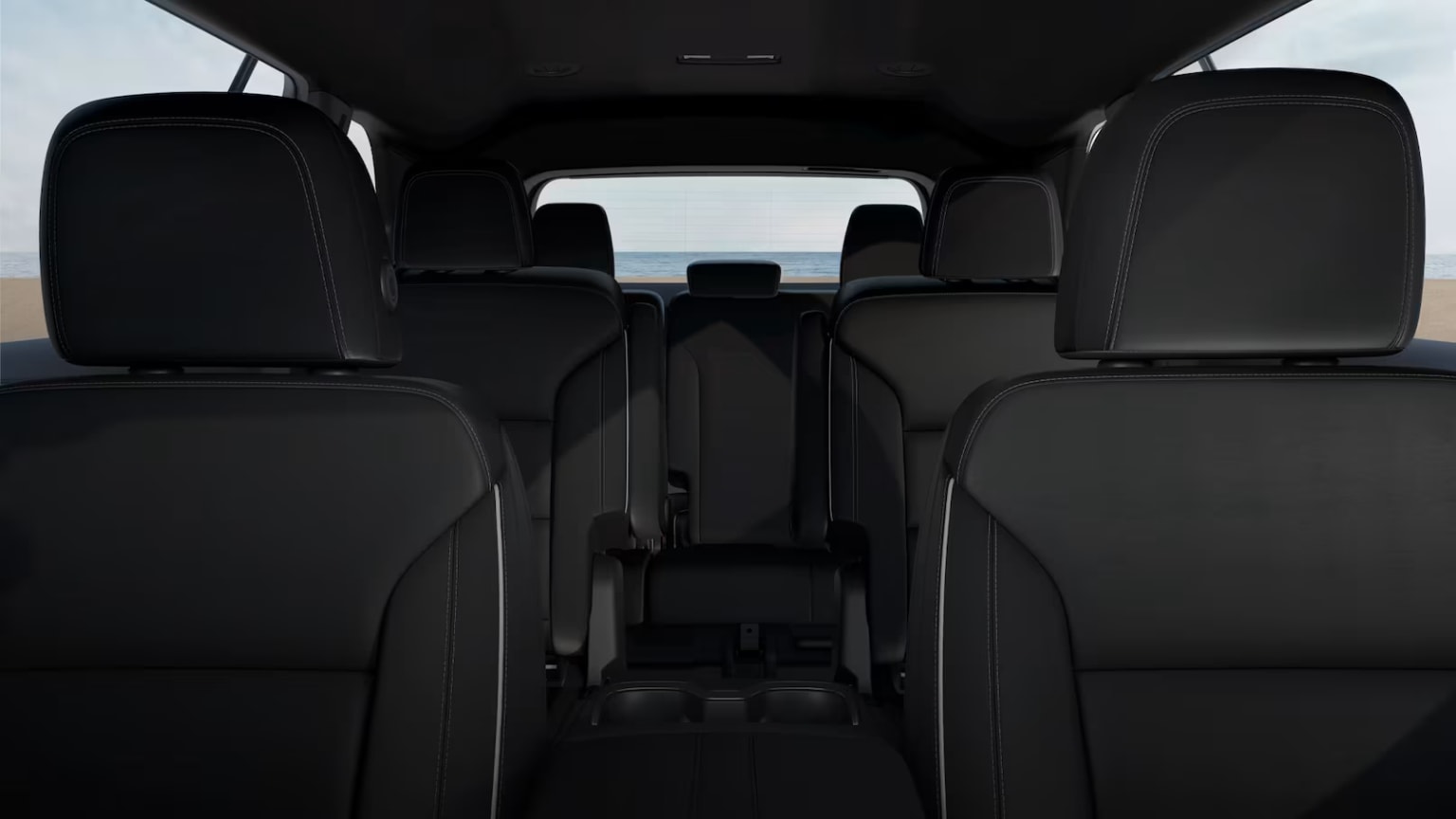 spacious three-row seating