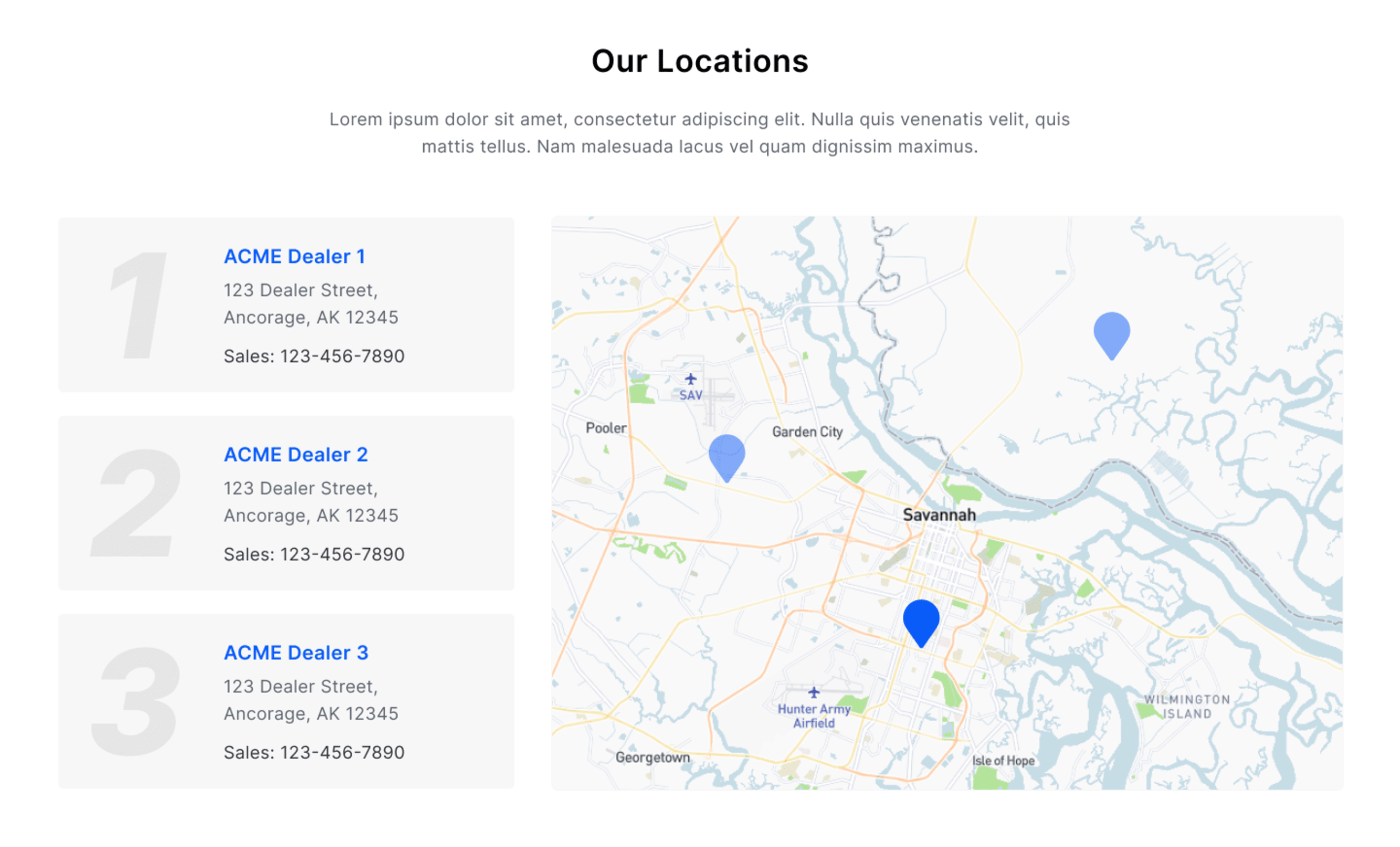 Client showcase