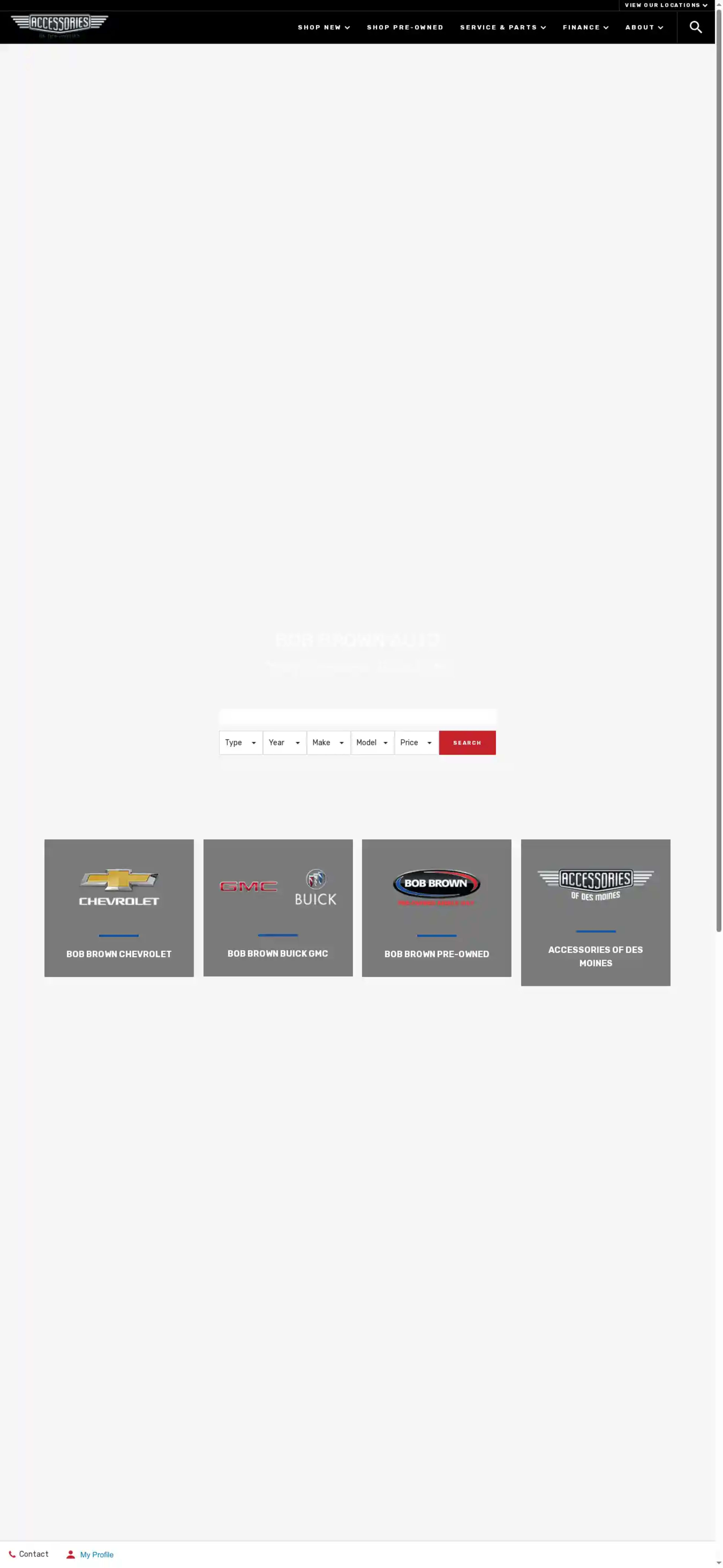 Screenshot of Bob Brown Auto