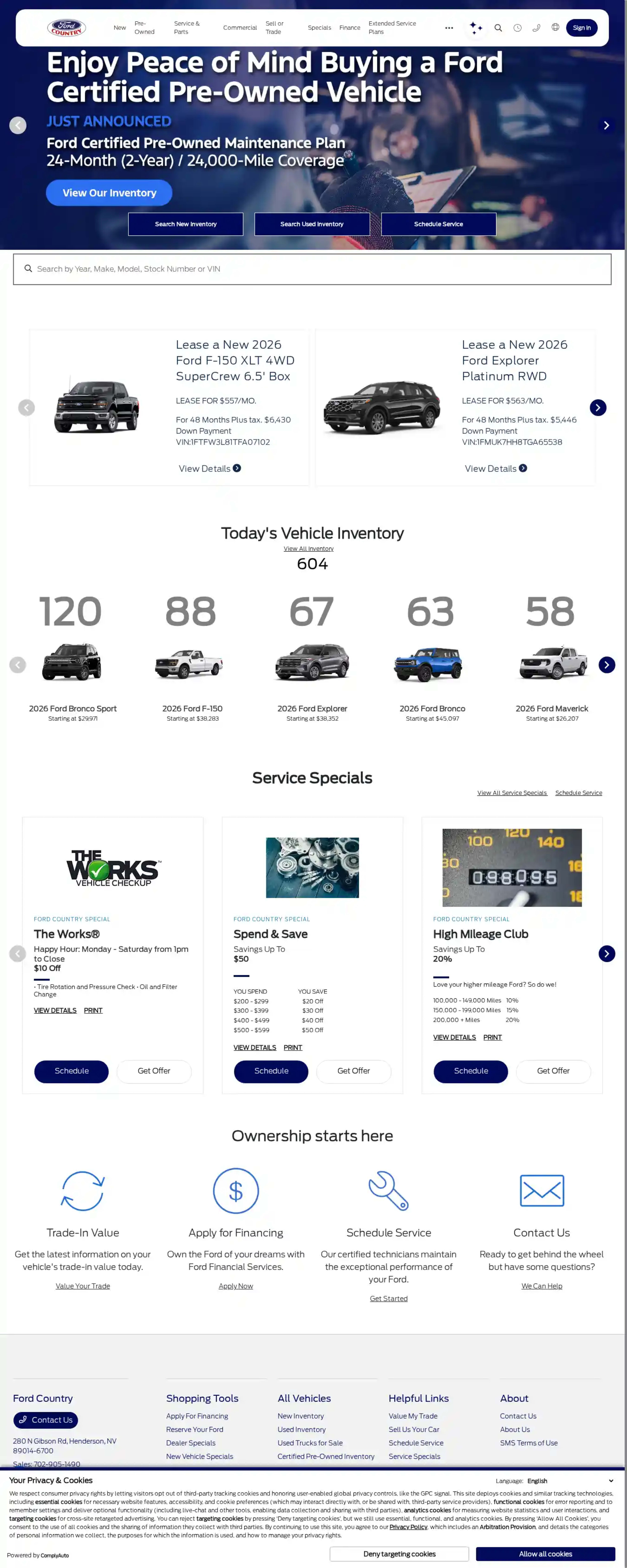 Screenshot of Ford Country
