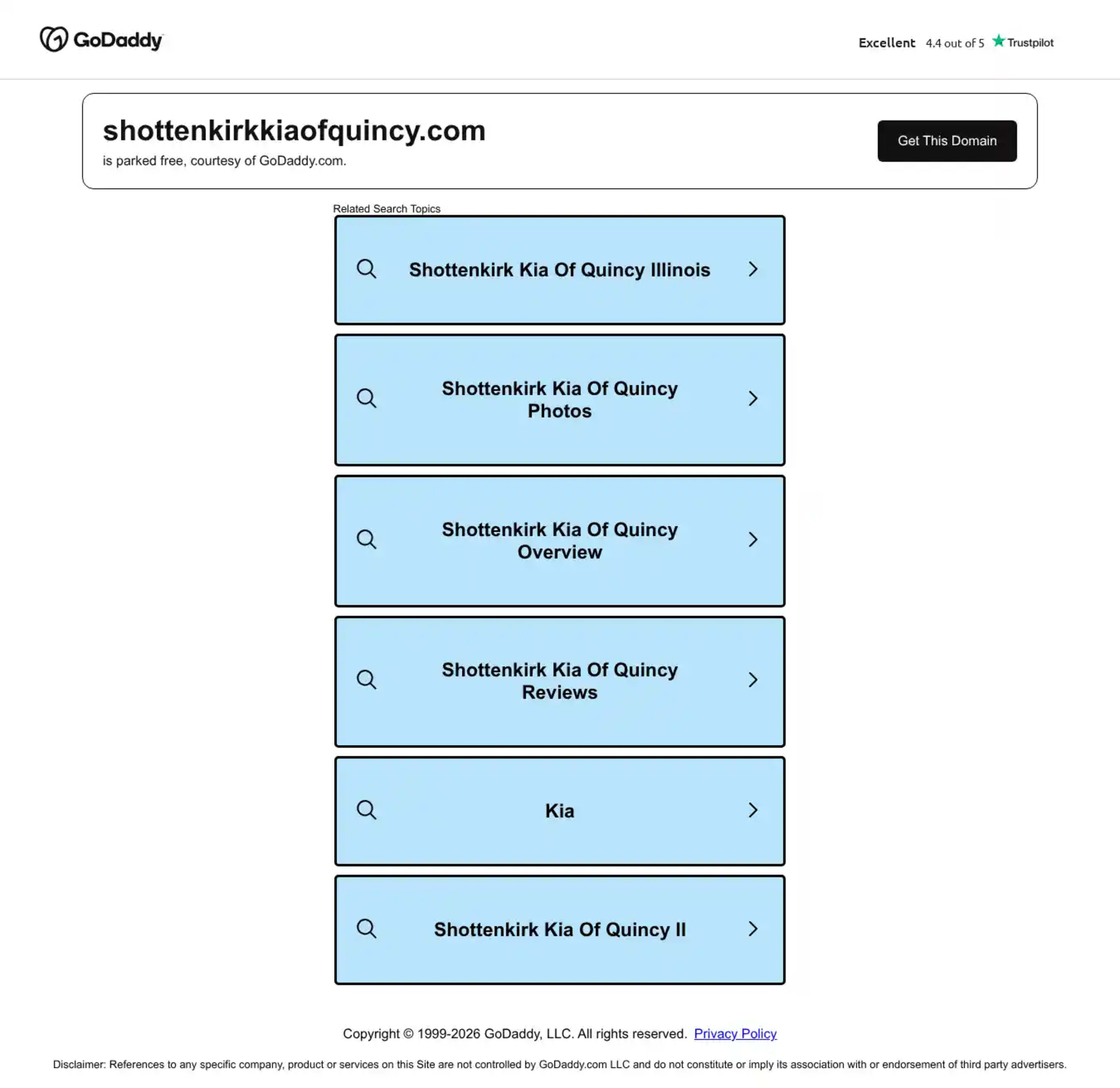 Screenshot of Shottenkirk Kia of Quincy