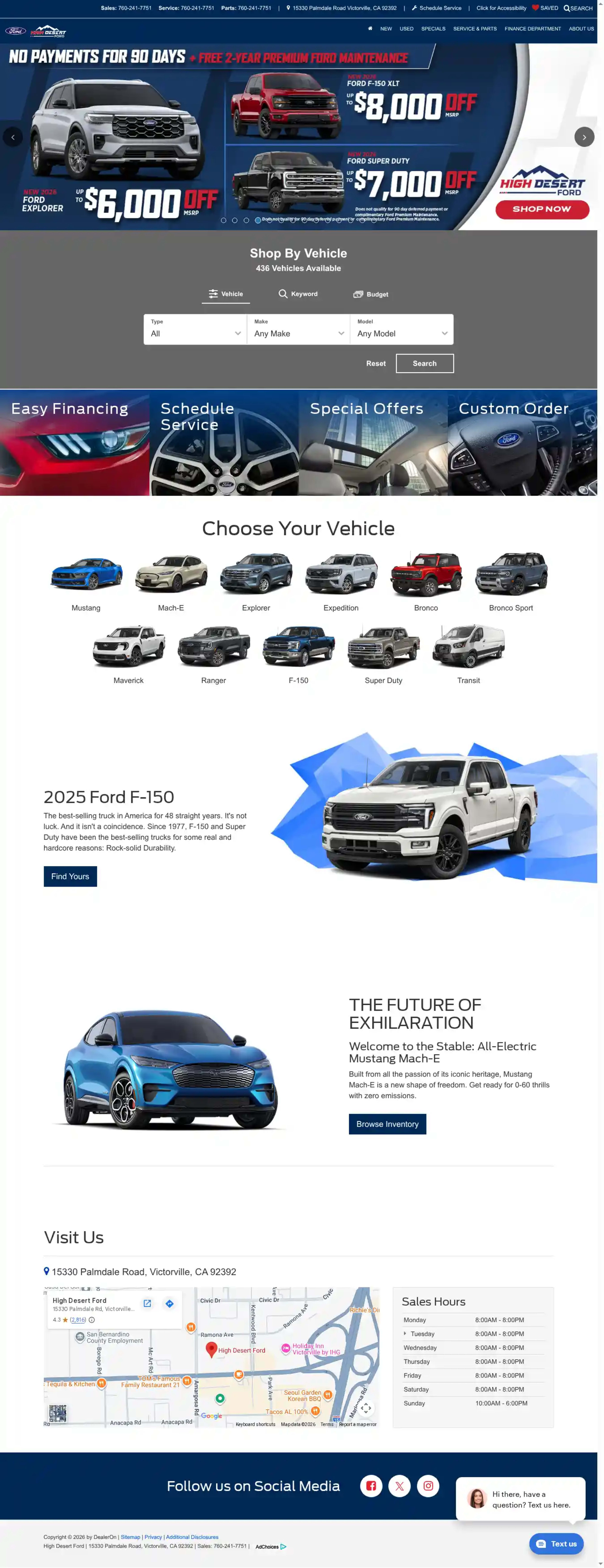 Screenshot of High Desert Ford