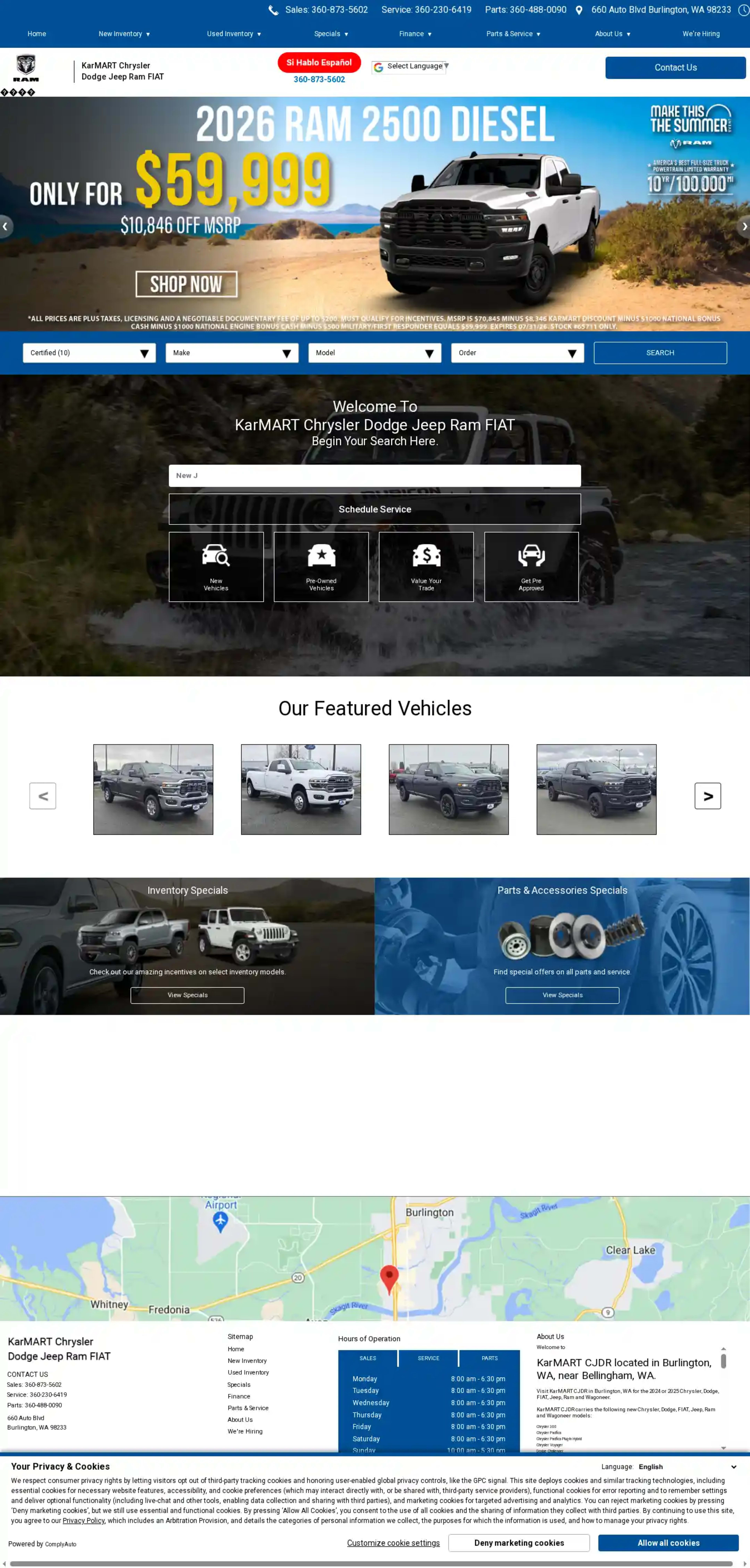 Screenshot of KarMART CJDR