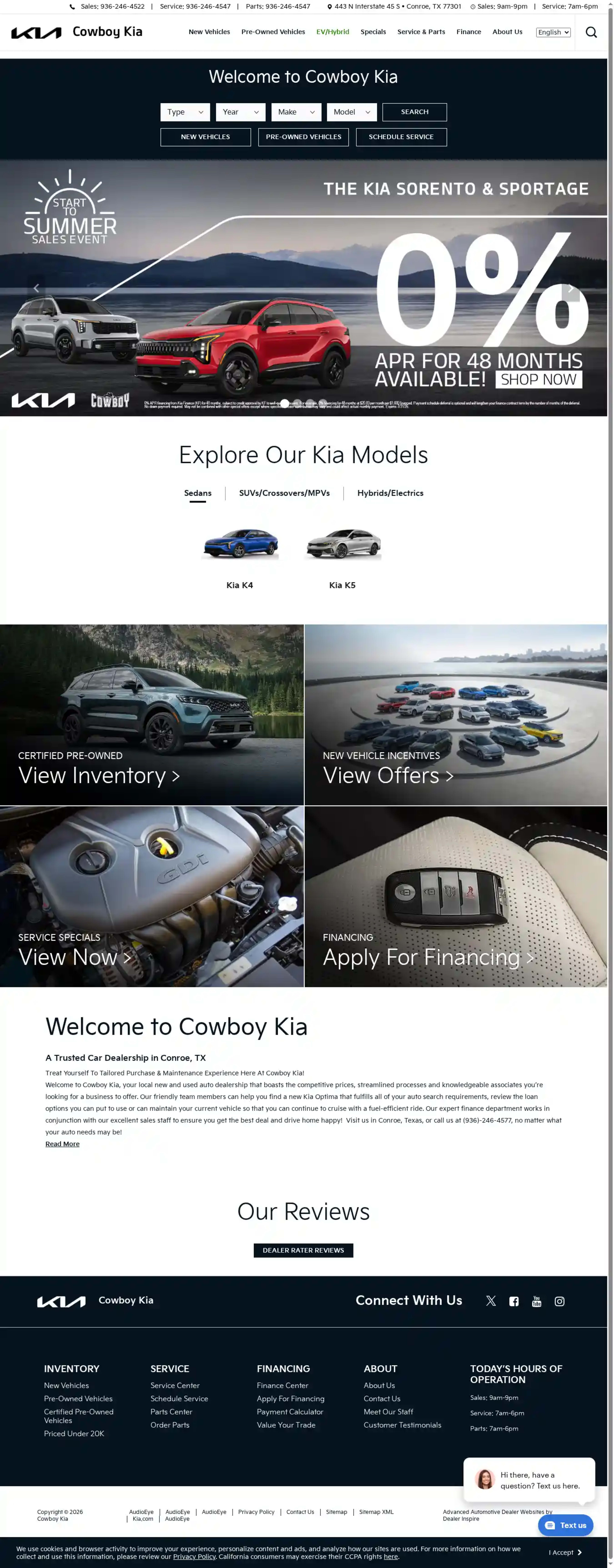 Screenshot of Cowboy Kia