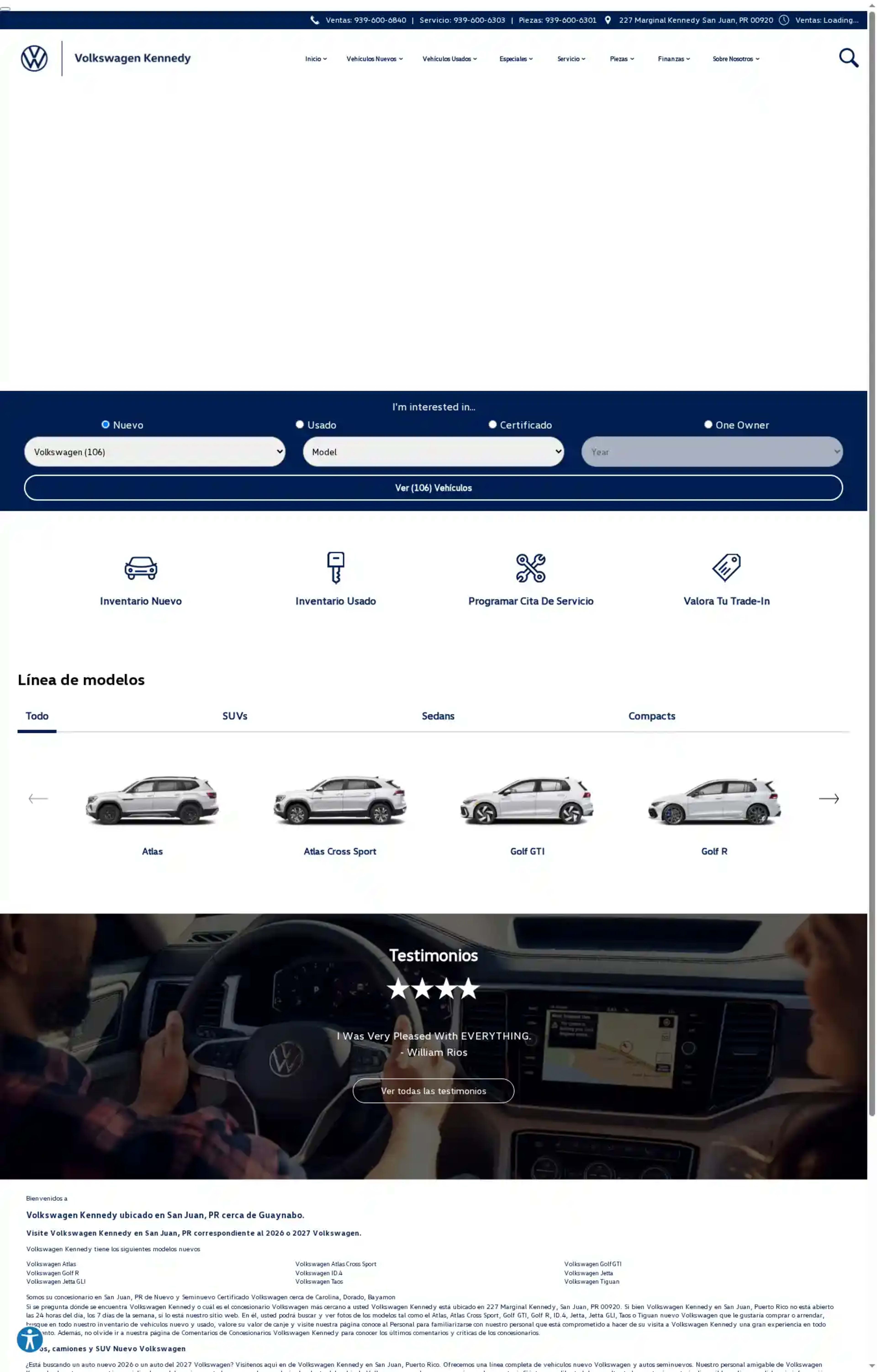 Screenshot of  Volkswagen Kennedy
