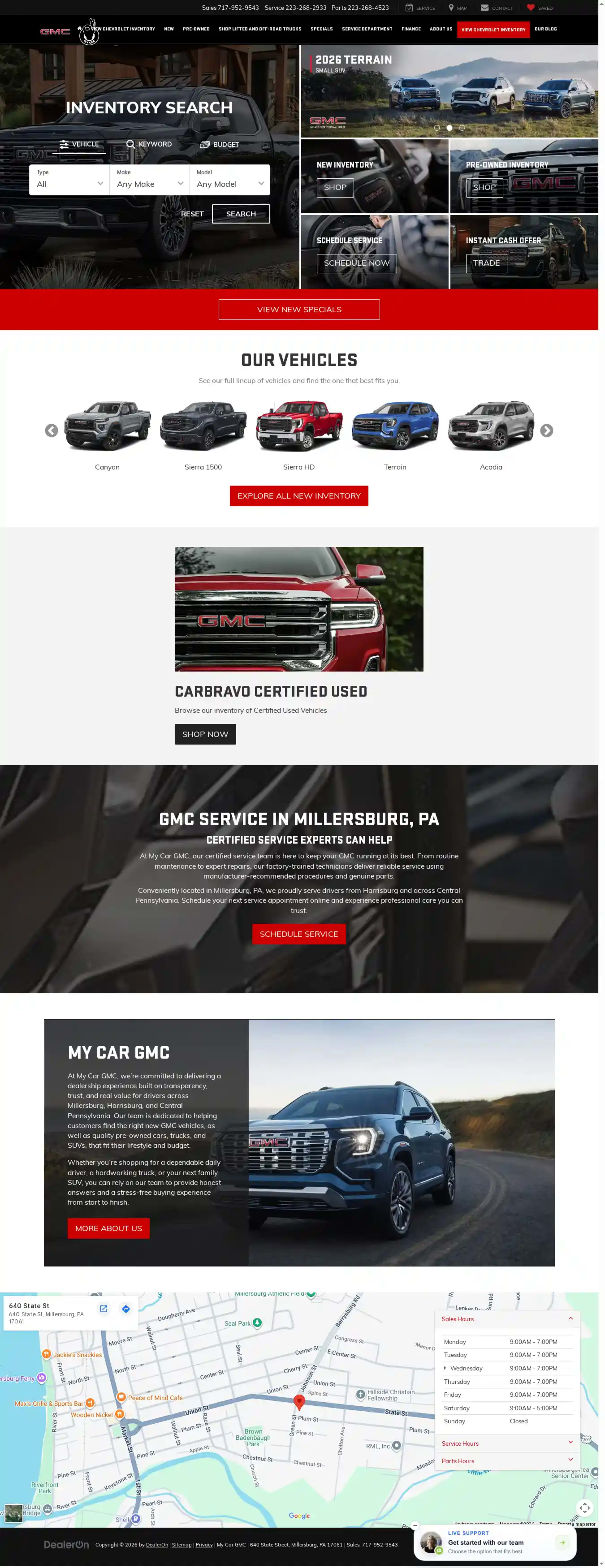 Screenshot of My Car GMC