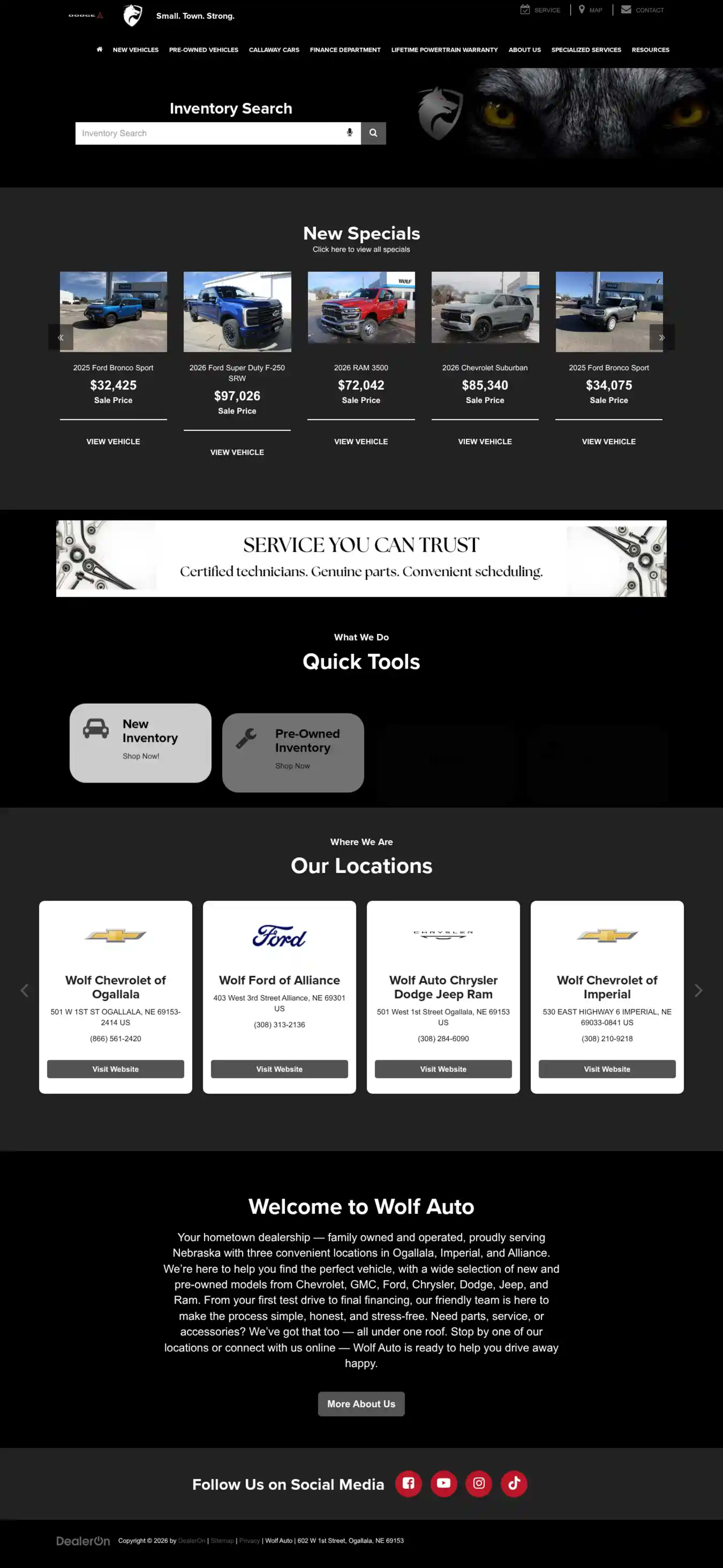 Screenshot of Harchelroad Motors, Inc.