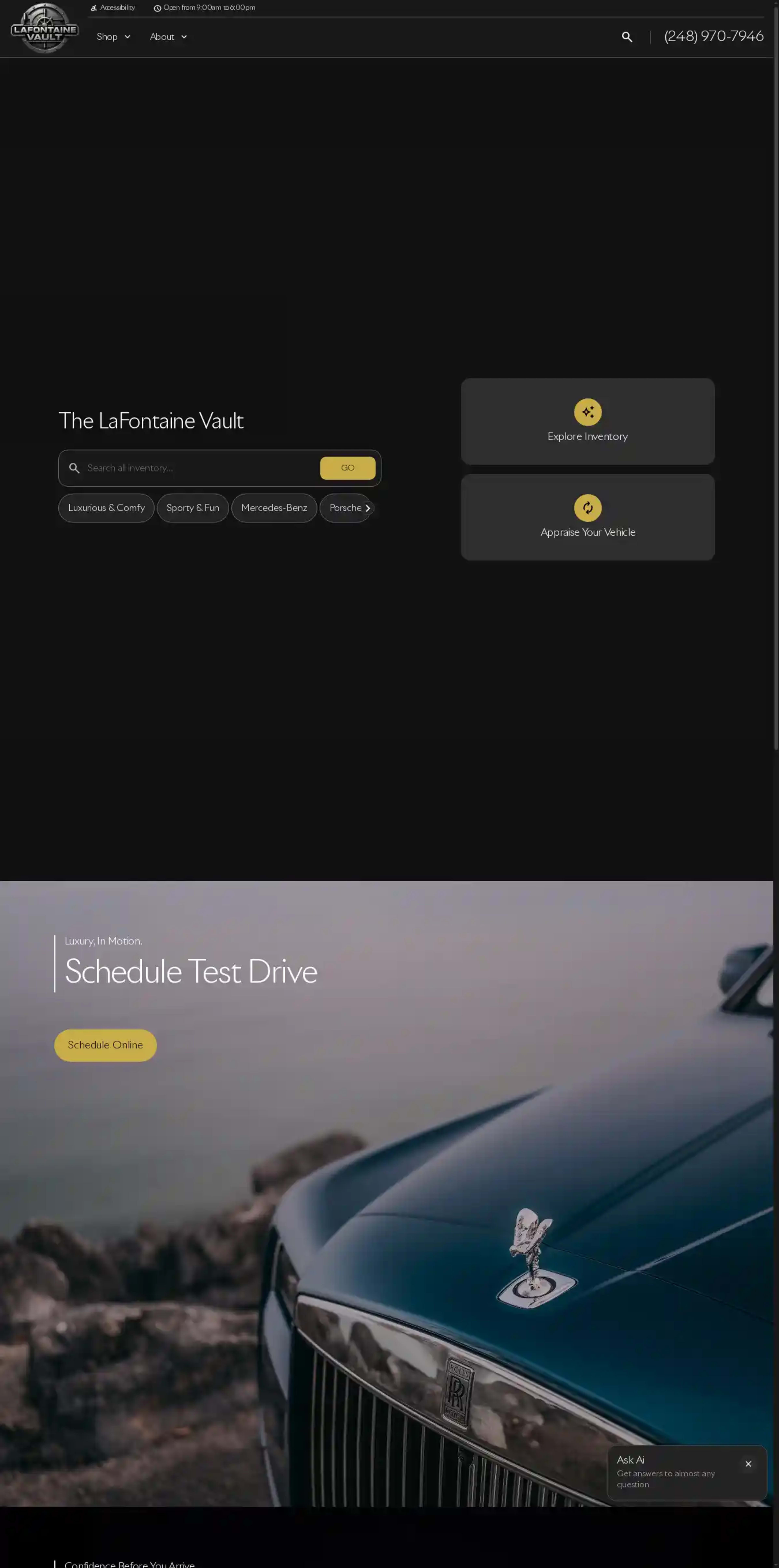 Screenshot of The LaFontaine Vault
