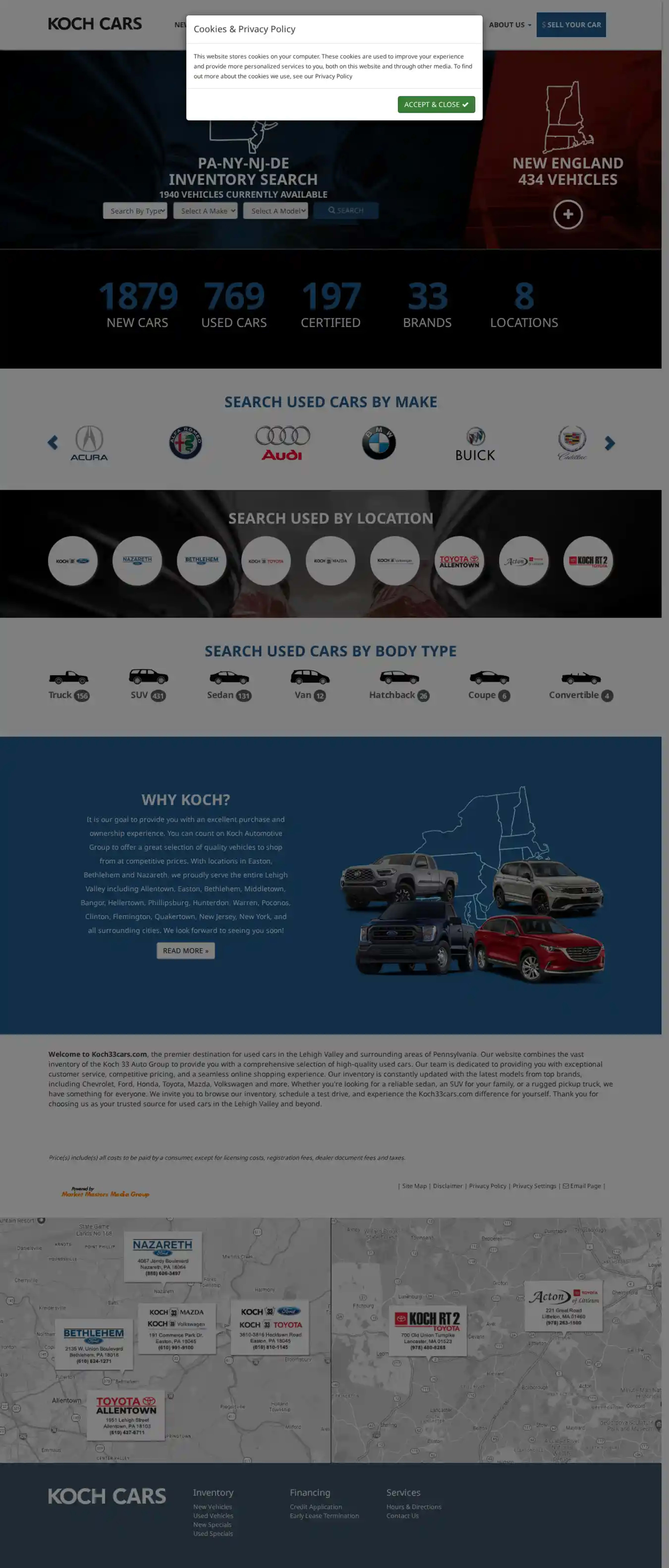 Screenshot of Koch Automotive