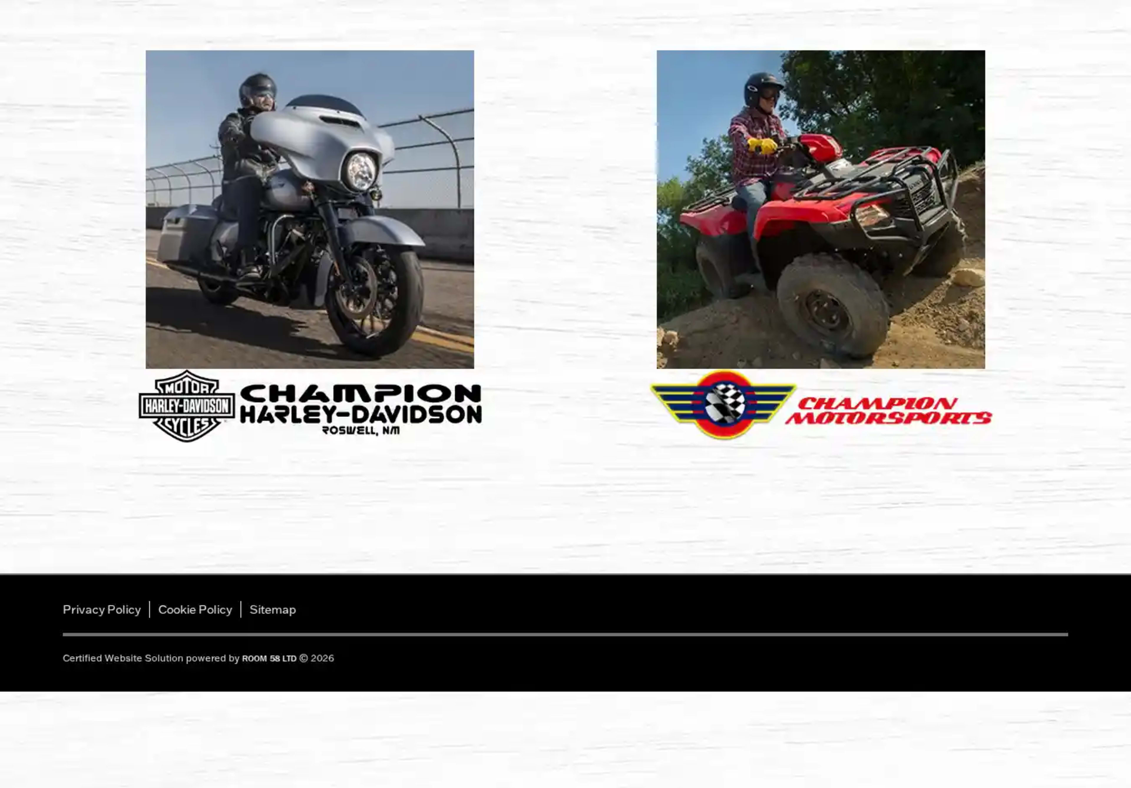 Screenshot of Champion Harley-Davidson