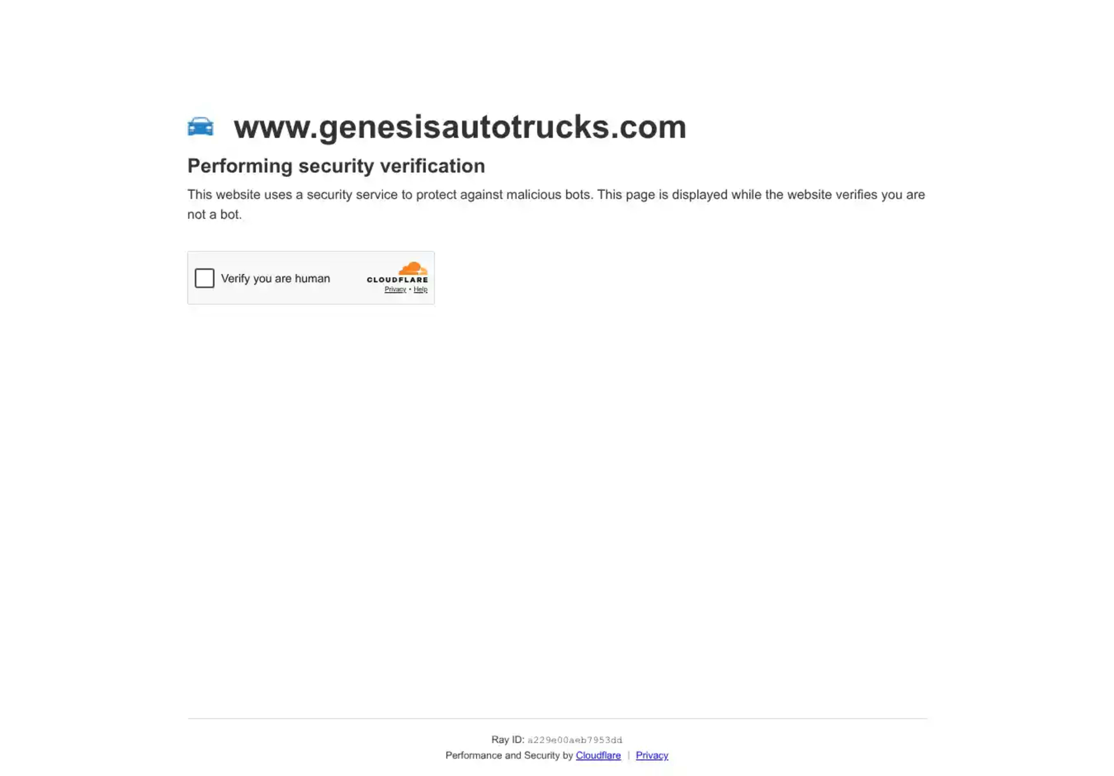 Screenshot of Genesis Auto & Truck Sales LLC
