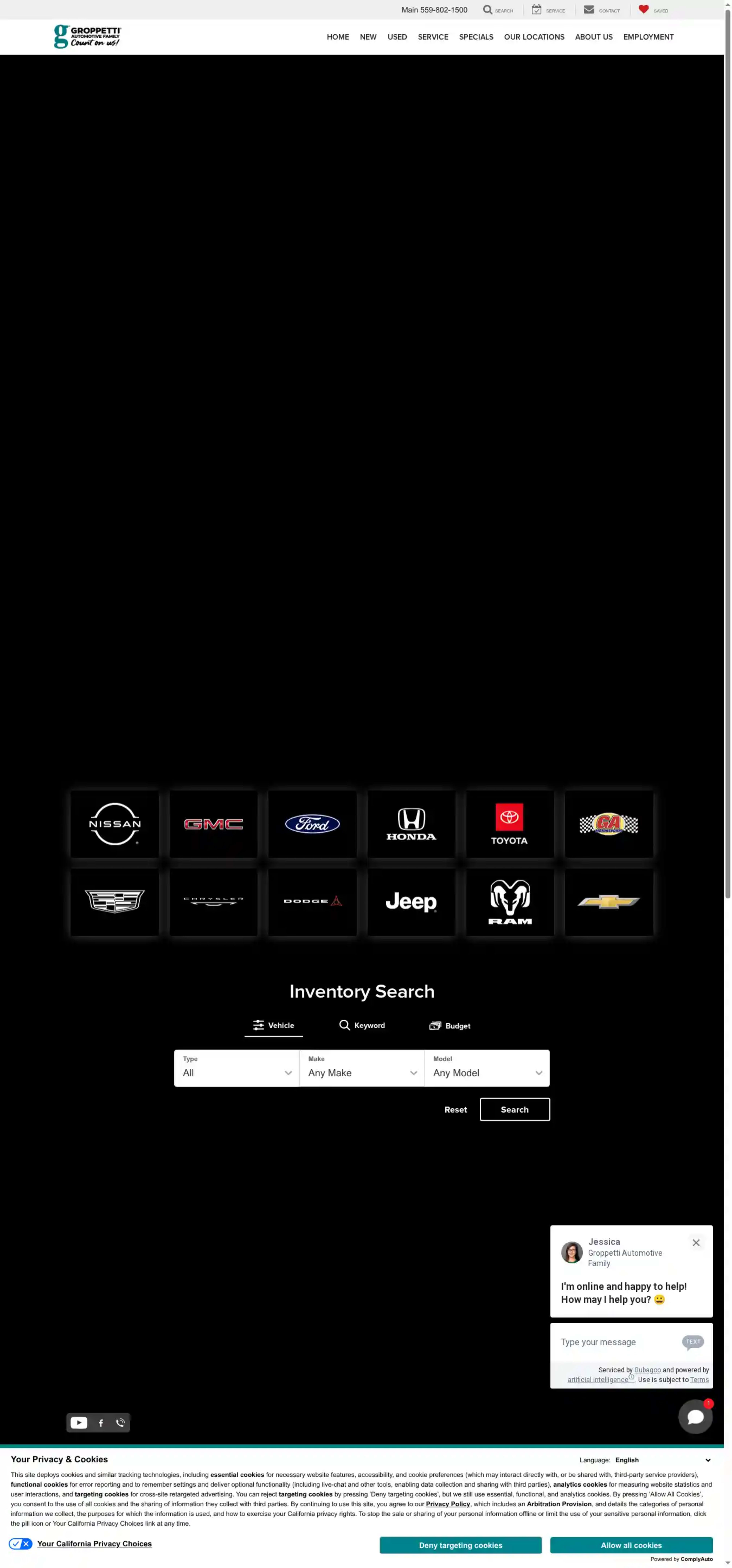 Screenshot of Groppetti Automotive