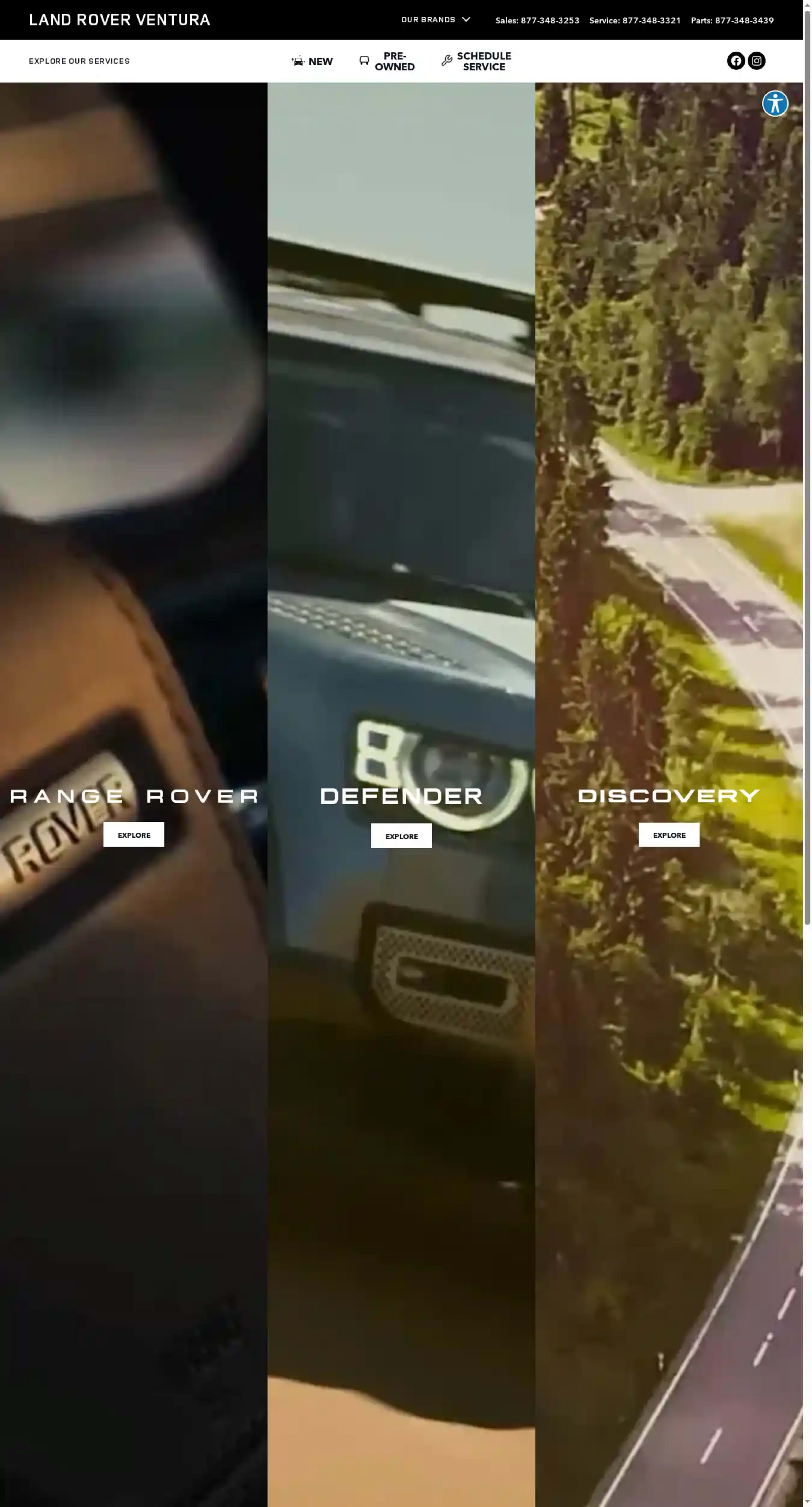 Screenshot of Land Rover Ventura