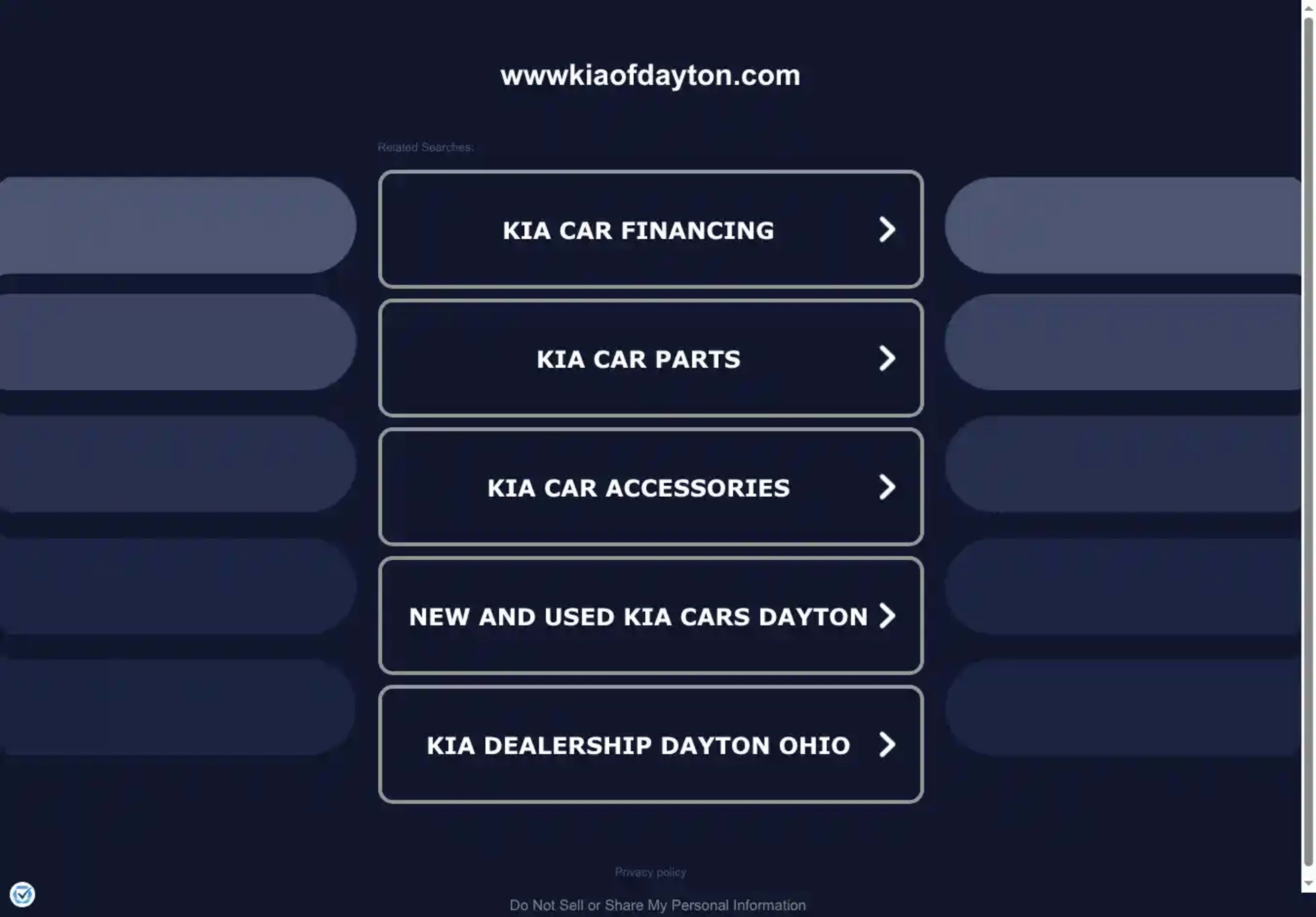 Screenshot of Kia of Dayton