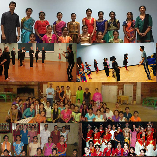 Seshadri Iyengar conducting a dance workshop