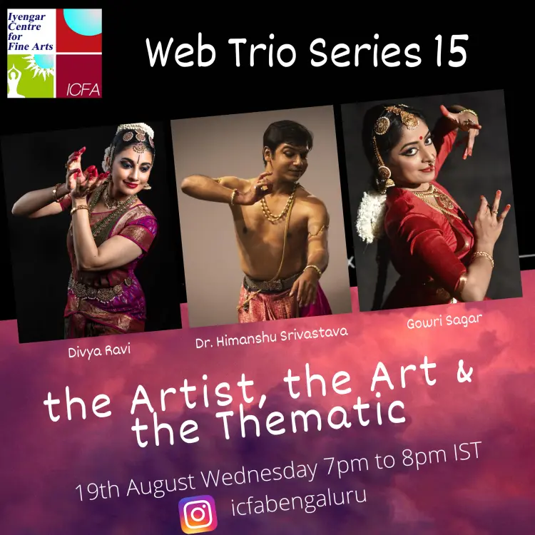 Web Trio Series, 19th August 2020 - The artist, the art & the thematic
