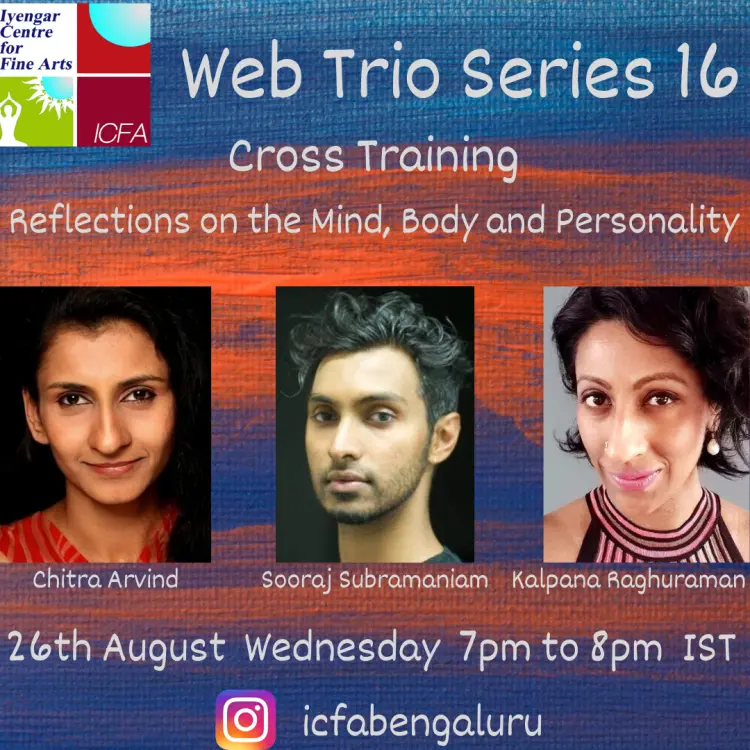Web Trio Series, 26th August 2020 - Cross Training: Reflections on the mind, body and personality