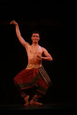 Seshadri Iyengar in a dance pose