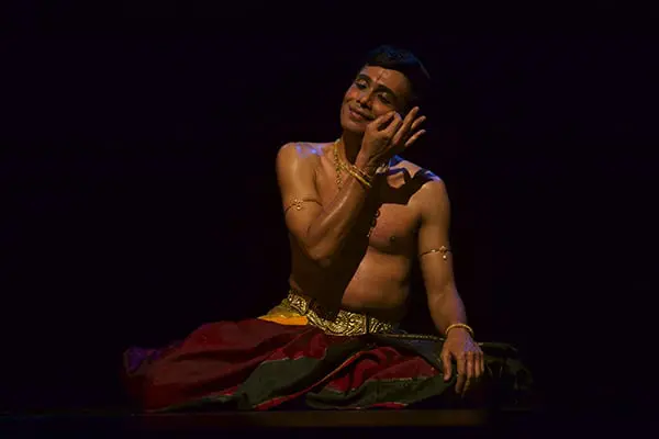 Seshadri Iyengar in a dance pose