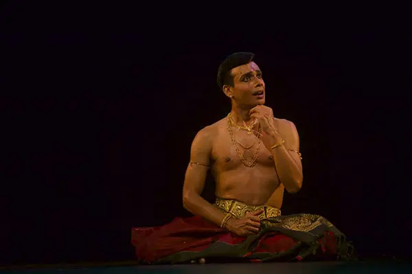 Seshadri Iyengar in a dance pose