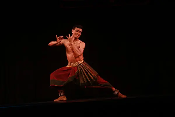 Seshadri Iyengar in a dance pose