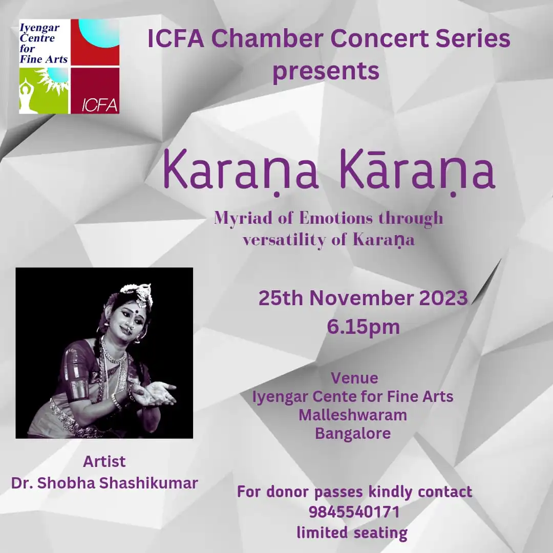 ICFA Presents Karana Karana, Flyer