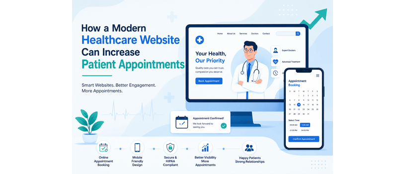 How a Modern Healthcare Website Can Increase Patient Appointments
