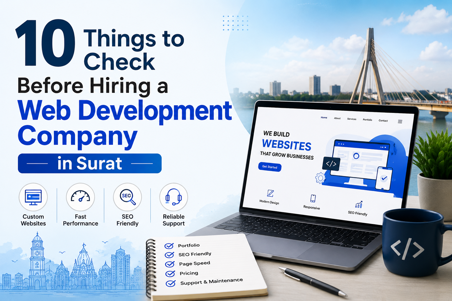 10 Things to Check Before Hiring a Web Development Company in Surat