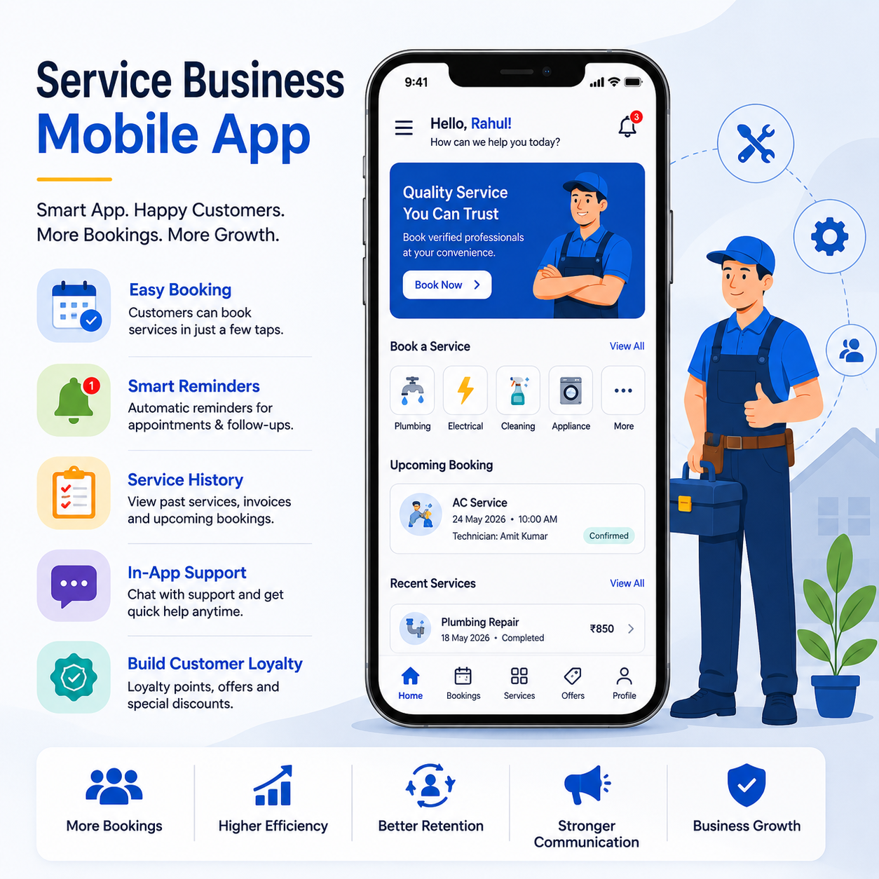 Service Business Mobile App