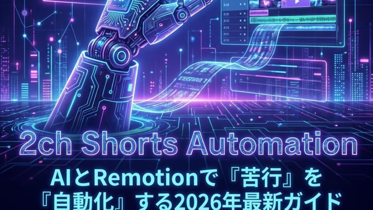 How to Make 2ch Short Videos: A 2026 Guide to Automating the Grind with AI and Remotion