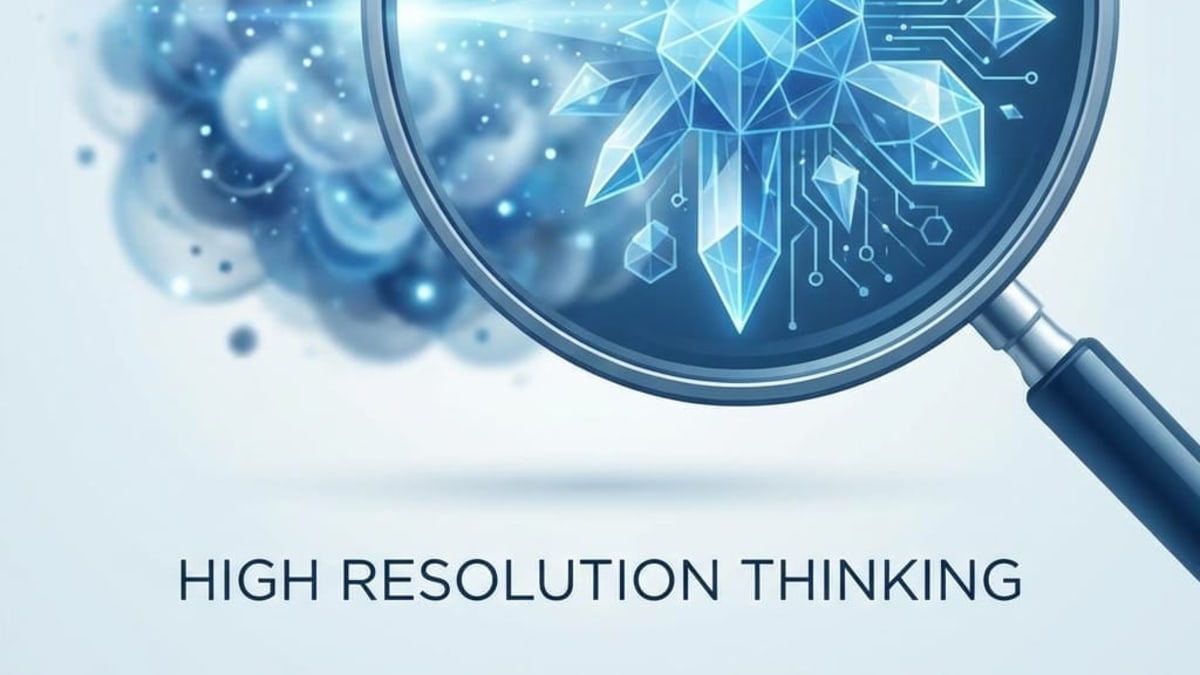 「思考の解像度」を爆上げする方法｜曖昧さを排し、明晰なビジネス判断を下すための4つの視点