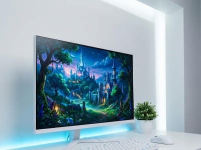 MSI MAG 274URFW レビュー｜白いデスク環境を完成させた4Kゲーミングモニター