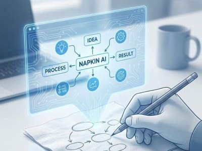 テキストを図解に変える魔法のツール!Napkin AIの実力を本音でレビュー