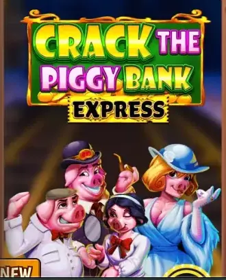 Crack the Piggy Bank Express game artwork