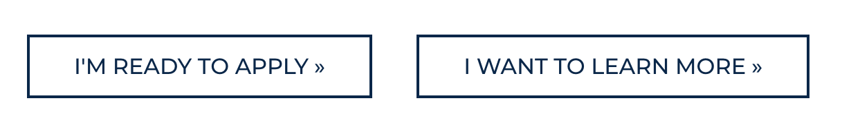 Call to action buttons that read I'm Read to Apply and I Want to Learn More