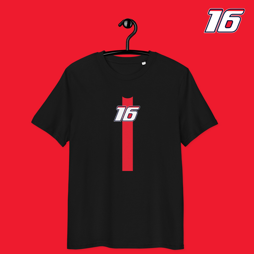 Charles Leclerc Ferari F1 TShirt Black