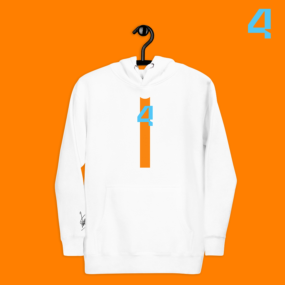 Lando Norris Mclaren F1 Hoodie White