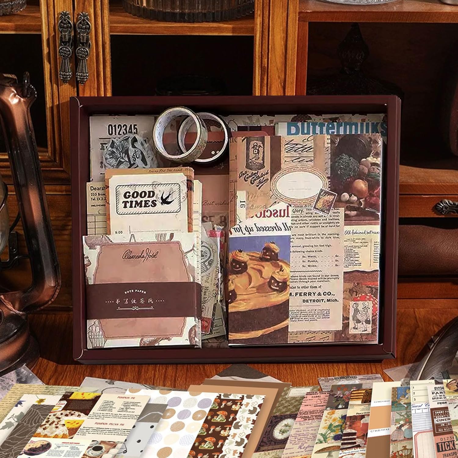 Scrapbook Gift Box Kit | Cocoa Brownie