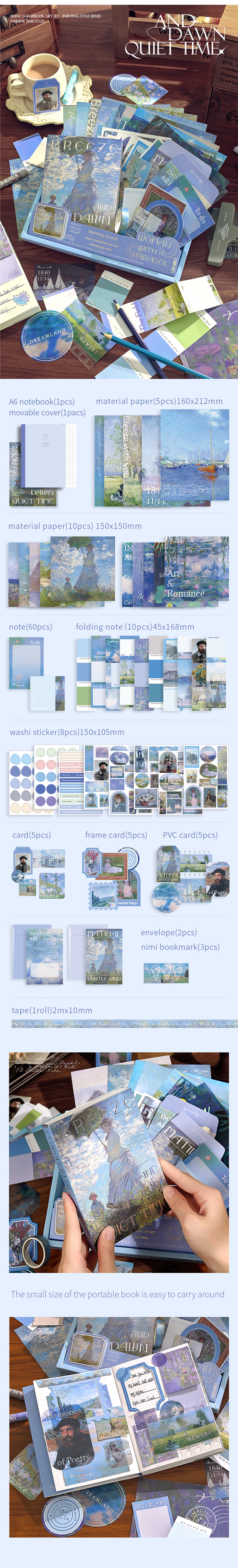 Scrapbook Gift Box Kit | Morning Breeze