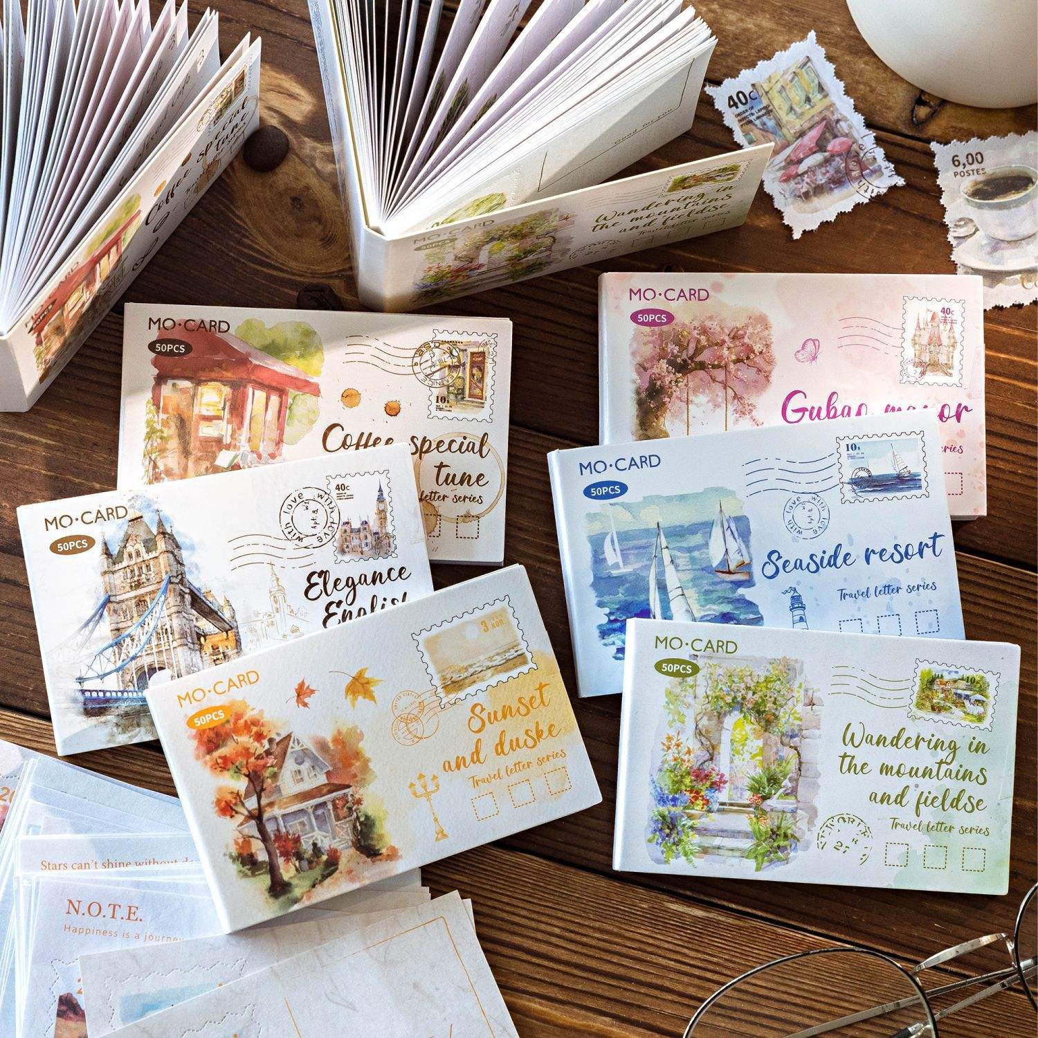 Letters From the Journey Notepad – Stamp Series, 50 Sheets