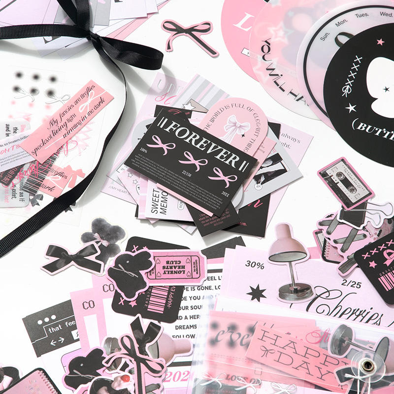 Cheese Sweetheart – Korean Collage Scrapbook Paper Set (101 pcs)