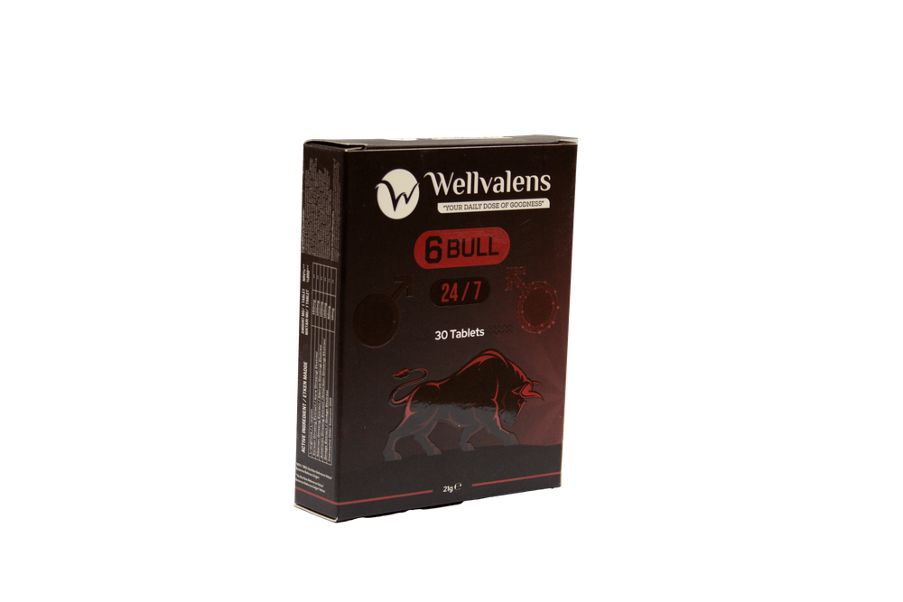 6 Bull Tabs 30S (Men Energy Support) Wellvallens