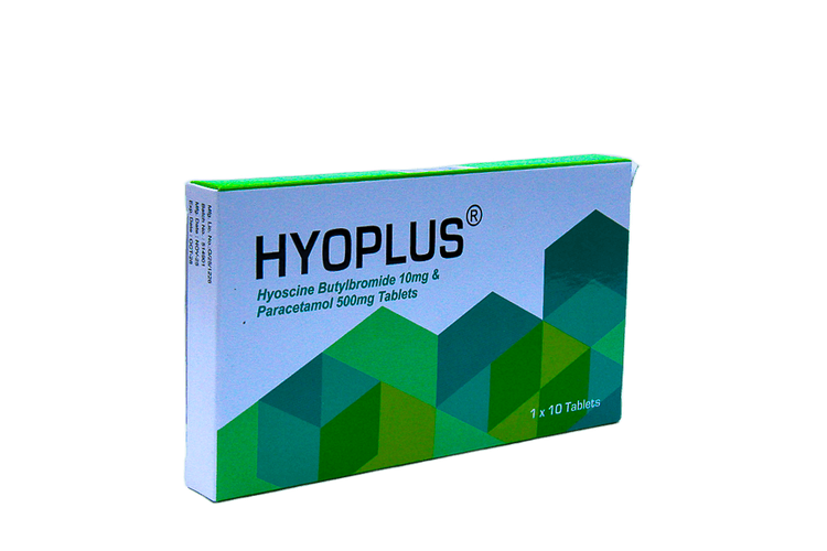 Hyoplus Tabs 10S (Hyoscine 10MG + Paracetamol 500Mg)