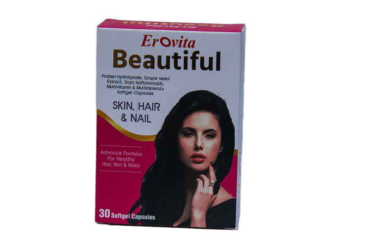 BEAUTIFUL SOFTGEL CAPS 30S EROVITA (SKIN/HAIR/NAIL)