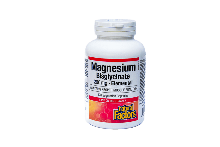 MAGNESIUM BISGLYCINATE 200MG CAPS 120S (VEGETARIAN)