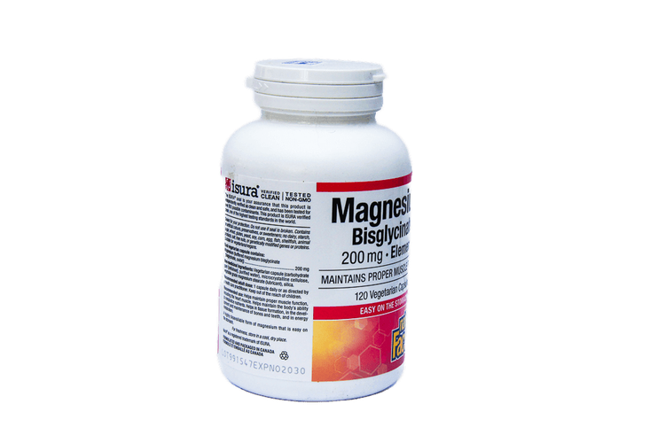 MAGNESIUM BISGLYCINATE 200MG CAPS 120S (VEGETARIAN)