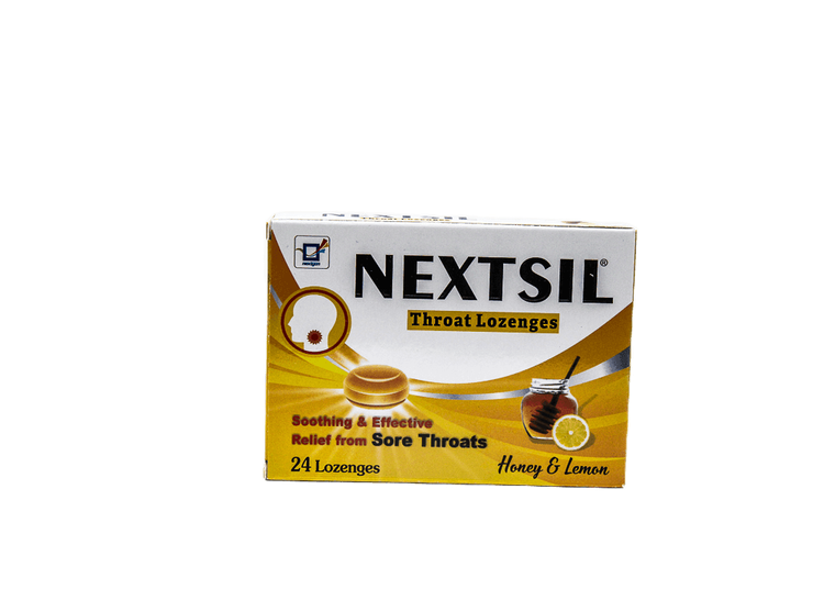 NEXTSIL HONEY AND LEMON  LOZENGES  24S