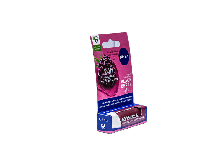 NIVEA LIP BALM BLACK BERRY SHINE